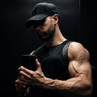 Adrián, creador de ADRIGONDITE, en una fotografía de entrenamiento