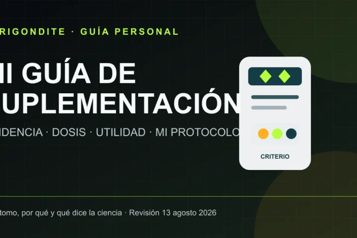 Gráfico editorial de ADRIGONDITE sobre suplementación, evidencia, dosis y utilidad.