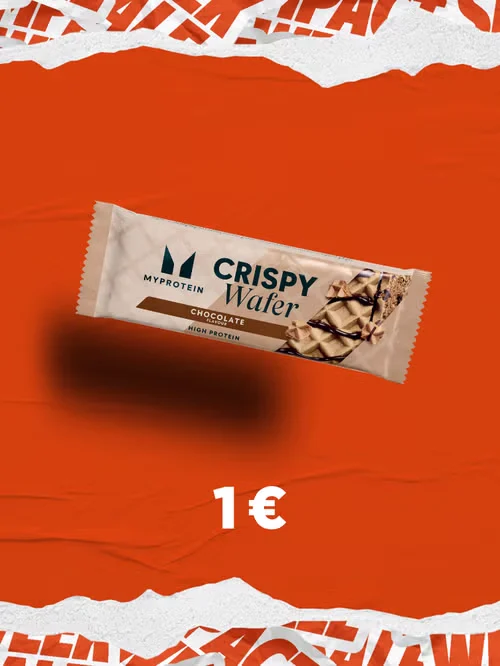 Crispy Wafer de MyProtein por 1 euro.