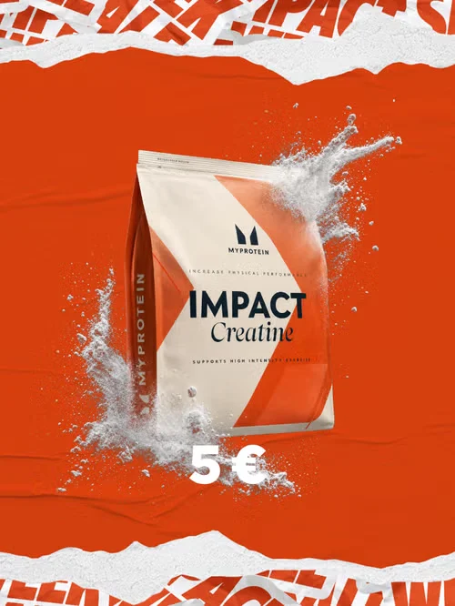 Impact Creatina de MyProtein desde 5 euros.