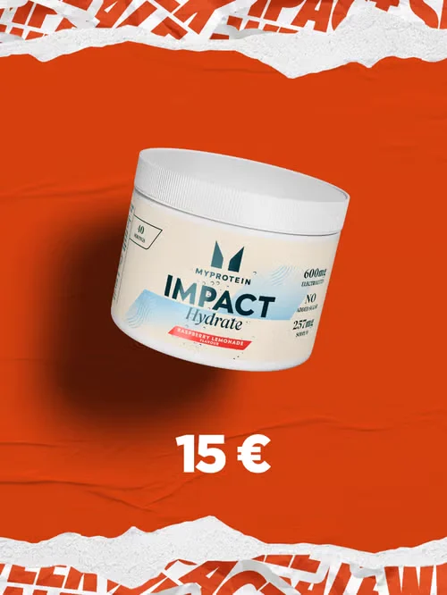 Impact Hydrate de MyProtein por 15 euros.