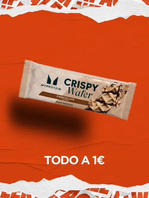 Crispy Wafer de MyProtein en la selección Impact Week de productos a 1 euro.