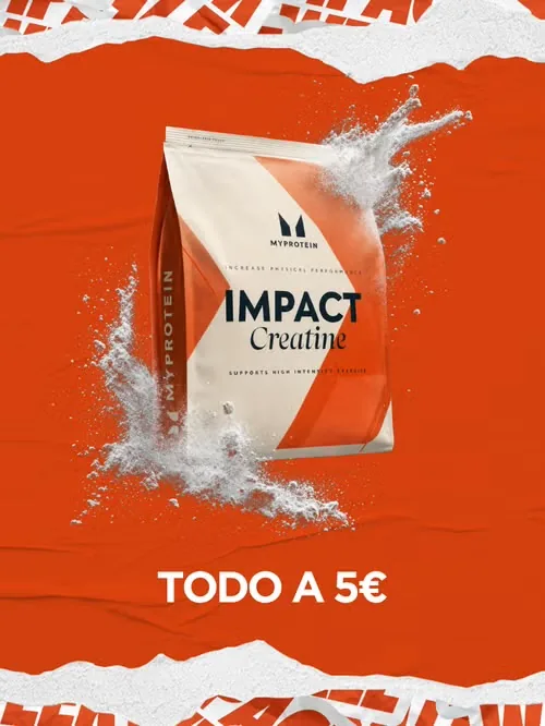 Impact Creatine de MyProtein en la selección Impact Week de productos a 5 euros.