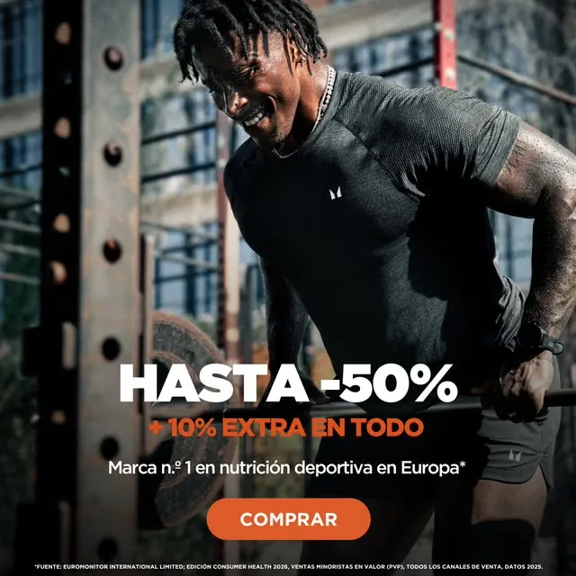 Ofertas MyProtein: hasta 50% de descuento y 10% extra con ADRIGONDITE.