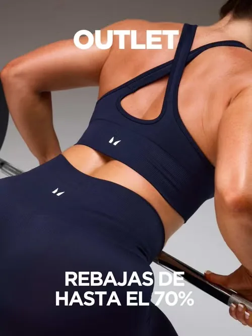 Outlet de MyProtein con rebajas de hasta el 70% en productos participantes.